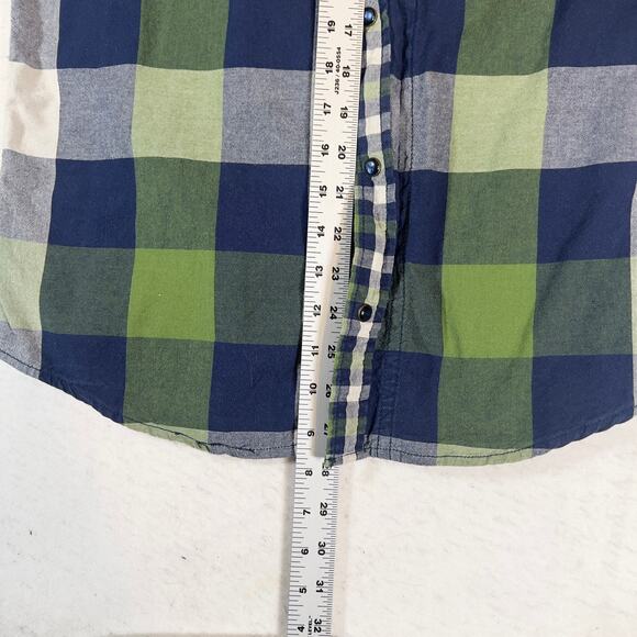 Buffalo David Bitton Onyx Snap Button & Full Zip Shirt Sz S Blue Pocket Western - Picture 7 of 14